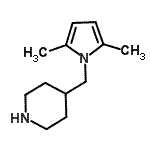 CAS#: 690632-77-0, 4-[(2,5-Dimethyl-1H-pyrrol-1-yl)methyl]piperidine