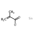 CAS#: 69064-21-7, lambda<sup>2</sup>-stannane; 2-methylprop-2-enoate