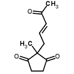CAS#: 690660-57-2, 2-Methyl-2-[(2E)-4-oxo-2-penten-1-yl]-1,3-cyclopentanedione
