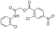 CAS 登录号：6908-25-4， 2-[(2-氯苯基)氨基]-2-氧代乙基 2-氯-4-硝基苯甲酸酯