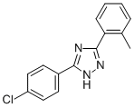 CAS#: 69095-79-0, 5-(4-Chlorophenyl)-3-(o-Tolyl)-1H-1,2,4-Triazole