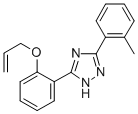 CAS 登录号：69095-81-4， 5-(M-烯丙氧基苯基)-3-(邻甲苯基)-1H-1,2,4-三唑