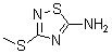 CAS 登录号：6913-13-9， 3-(甲硫基)-1,2,4-噻二唑-5-胺
