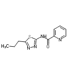 CAS#: 691382-96-4, N-(5-Propyl-1,3,4-thiadiazol-2-yl)-2-pyridinecarboxamide