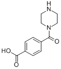 CAS 登录号：691394-20-4， 4-(哌嗪-1-羰基)-苯甲酸
