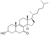 CAS 登录号：69140-15-4， 3-羟基胆甾-8-烯-7-酮
