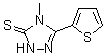 CAS#: 69164-27-8, 4-Methyl-5-(2-thienyl)-2,4-dihydro-3H-1,2,4-triazole-3-thione