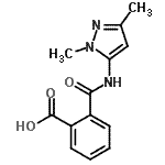CAS#: 691850-55-2, 2-[(1,3-Dimethyl-1H-pyrazol-5-yl)carbamoyl]benzoic acid