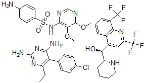 CAS#: 69191-18-0, Mefloquine-Sulfadoxine-Pyrimethamine