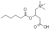 CAS#: 6920-35-0, 3-Carboxy-2-(Hexanoyloxy)-N,N,N-Trimethyl-1-Propanaminium