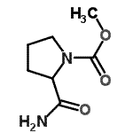 CAS#: 69209-70-7, Methyl 2-carbamoyl-1-pyrrolidinecarboxylate