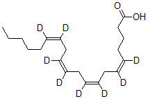 CAS#: 69254-37-1, (5Z,8Z,11Z,14Z)-5,8,11,14-Eicosatetraenoic-5,6,8,9,11,12,14,15-D8acid