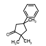 CAS#: 69278-40-6, 2,2,4-Trimethyl-4-phenylcyclopentanone