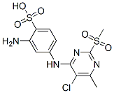 CAS#: 69304-83-2, 2-Amino-4-[[5-Chloro-6-Methyl-2-(Methylsulphonyl)-4-Pyrimidinyl]Amino]Benzenesulphonic Acid