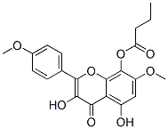 CAS#: 69306-85-0, 3,5-Dihydroxy-7-Methoxy-2-(4-Methoxyphenyl)-4-Oxo-4H-1-Benzopyran-8-Yl Butyrate
