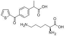 CAS#: 69317-48-2, L-Lysine, Mono(alpha-Methyl-4-(2-Thienylcarbonyl)Benzeneacetate)