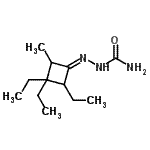 CAS#: 693226-85-6, (2Z)-2-(2,3,3-Triethyl-4-methylcyclobutylidene)hydrazinecarboxamide