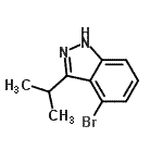 CAS#: 693285-71-1, 4-Bromo-3-isopropyl-1H-indazole