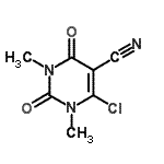 CAS#: 69337-31-1, 6-Chloro-1,3-dimethyl-2,4-dioxo-1,2,3,4-tetrahydro-5-pyrimidinecarbonitrile