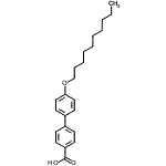 CAS 登录号：69367-32-4， 4'-(癸基氧基)-4-联苯基羧酸