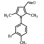 CAS#: 693808-08-1, 1-(3-Bromo-4-methylphenyl)-2,5-dimethyl-1H-pyrrole-3-carbaldehyde