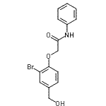 CAS 登录号：693812-22-5， 2-[2-溴-4-(羟基甲基)苯氧基]-N-苯基乙酰胺