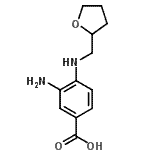 CAS#: 693812-83-8, 3-Amino-4-[(tetrahydro-2-furanylmethyl)amino]benzoic acid