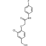 CAS#: 693815-65-5, 2-[2-Chloro-4-(hydroxymethyl)phenoxy]-N-(4-fluorophenyl)acetamide