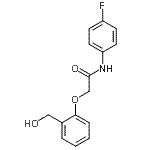 CAS 登录号：693819-38-4， N-(4-氟苯基)-2-[2-(羟基甲基)苯氧基]乙酰胺