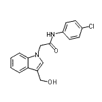 CAS#: 693821-14-6, N-(4-Chlorophenyl)-2-[3-(hydroxymethyl)-1H-indol-1-yl]acetamide