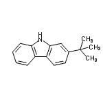 CAS 登录号：69386-36-3， 2-(2-甲基-2-丙基)-9H-咔唑