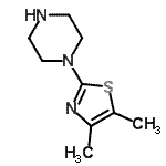 CAS#: 69389-13-5, 1-(4,5-Dimethyl-1,3-thiazol-2-yl)piperazine