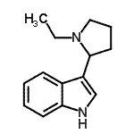 CAS#: 694425-25-7, 3-(1-Ethyl-2-pyrrolidinyl)-1H-indole