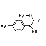 CAS 登录号：694431-61-3， 甲基1-(4-甲基苯基)肼羧酸酯