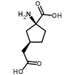 CAS#: 694431-77-1, (1S,3R)-1-Amino-3-(carboxymethyl)cyclopentanecarboxylic acid