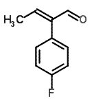 CAS#: 694513-38-7, (2E)-2-(4-Fluorophenyl)-2-butenal