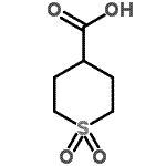 CAS 登录号：69496-87-3， 四氢-2H-噻喃-4-羧酸1,1-二氧化物