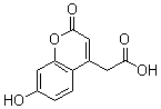 CAS 登录号：6950-82-9， 7-羟基-2-氧代-2H-1-苯并吡喃-4-乙酸
