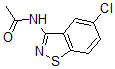 CAS#: 69504-37-6, N-(5-Chloro-1,2-benzisothiazol-3-yl)acetamide