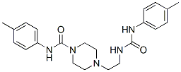 CAS 登录号：6951-25-3， N-(4-甲基苯基)-4-[2-[(4-甲基苯基)氨基甲酰氨基]乙基]哌嗪-1-甲酰胺