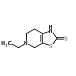 CAS#: 695140-83-1, 5-Ethyl-4,5,6,7-tetrahydro[1,3]thiazolo[5,4-c]pyridine-2(1H)-thione