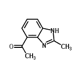 CAS#: 69515-02-2, 1-(2-methyl-1H-benzimidazol-4-yl)ethanone