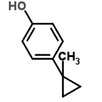 CAS#: 695178-86-0, 4-(1-Methylcyclopropyl)phenol