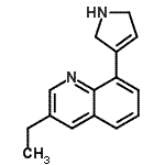 CAS#: 695185-59-2, 8-(2,5-Dihydro-1H-pyrrol-3-yl)-3-ethylquinoline