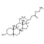 CAS 登录号：69519-35-3， 乙基(3alpha,5beta,12alpha)-3,12-二羟基胆烷-24-酸酯