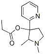 CAS 登录号：69552-06-3， 1,2-二甲基-3-(2-吡啶基)吡咯烷-3-醇丙酸酯