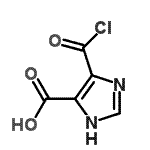 CAS 登录号：69579-33-5， 4-(氯甲酰基)-1H-咪唑-5-羧酸