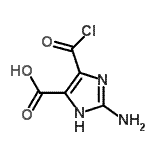 CAS#: 69579-54-0, 2-Amino-4-(chlorocarbonyl)-1H-imidazole-5-carboxylic acid