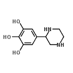 CAS#: 695807-89-7, 5-(2-Piperazinyl)-1,2,3-benzenetriol