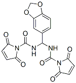 CAS 登录号：6959-98-4， N-[苯并[1,3]二氧杂环戊烯-5-基-[(2,5-二氧代吡咯-1-羰基)氨基]甲基]-2,5-二氧代-吡咯-1-甲酰胺